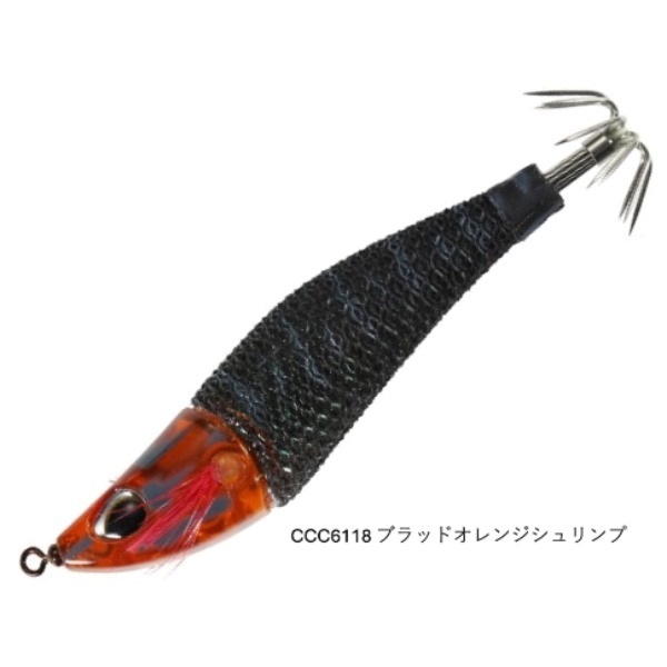 烏賊枕スッテ６５(CCC6118　Bオレンジシュリンプ)